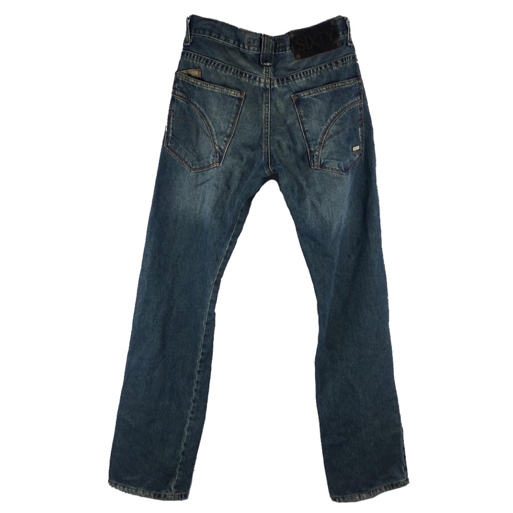 SIXTY distressed jeans- ribbon detail - Picture 4 of 8